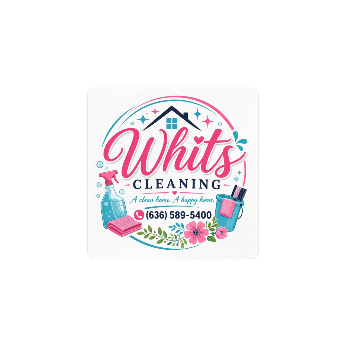 Vinyl Kiss-Cut Decal – Design 2