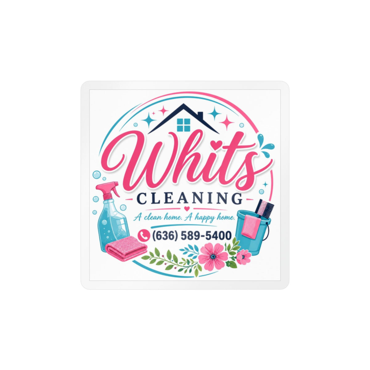Vinyl Kiss-Cut Decal – Design 2
