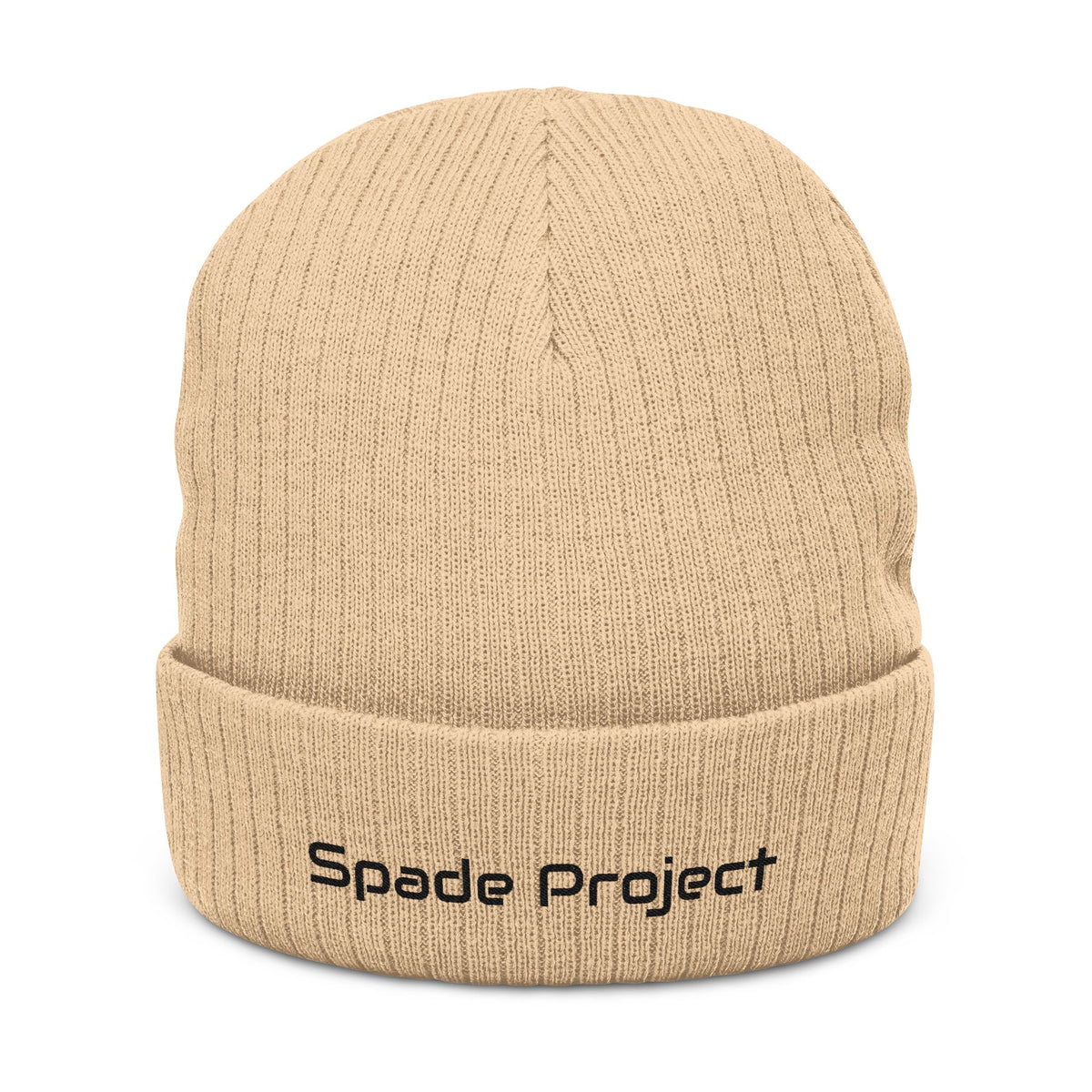 Ribbed Knit Beanie (Embroidery)