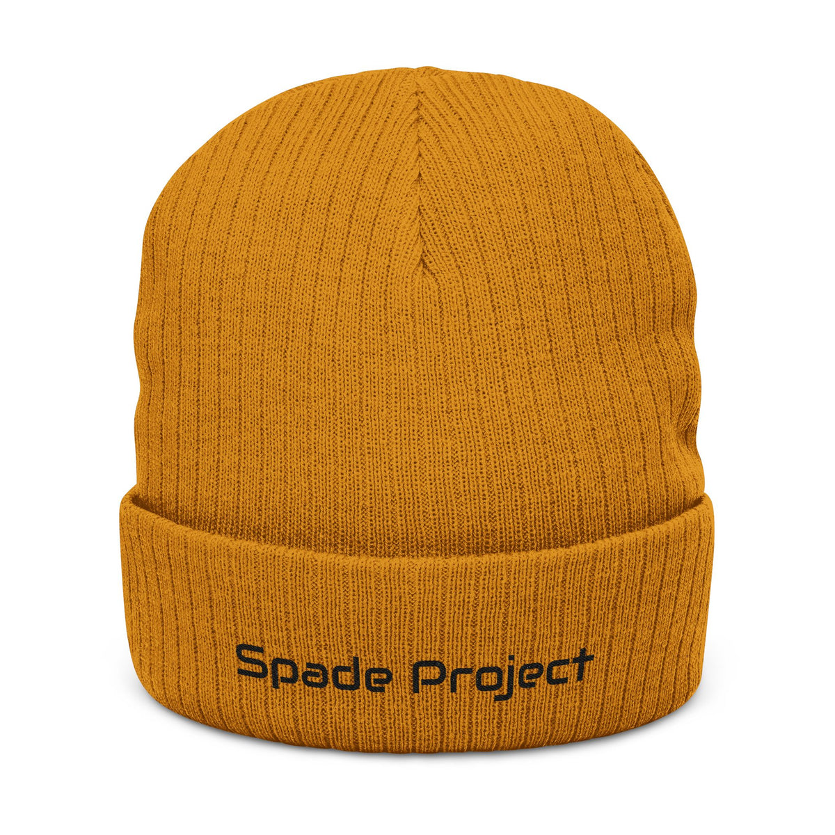 Ribbed Knit Beanie (Embroidery)
