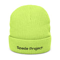 Ribbed Knit Beanie (Embroidery)
