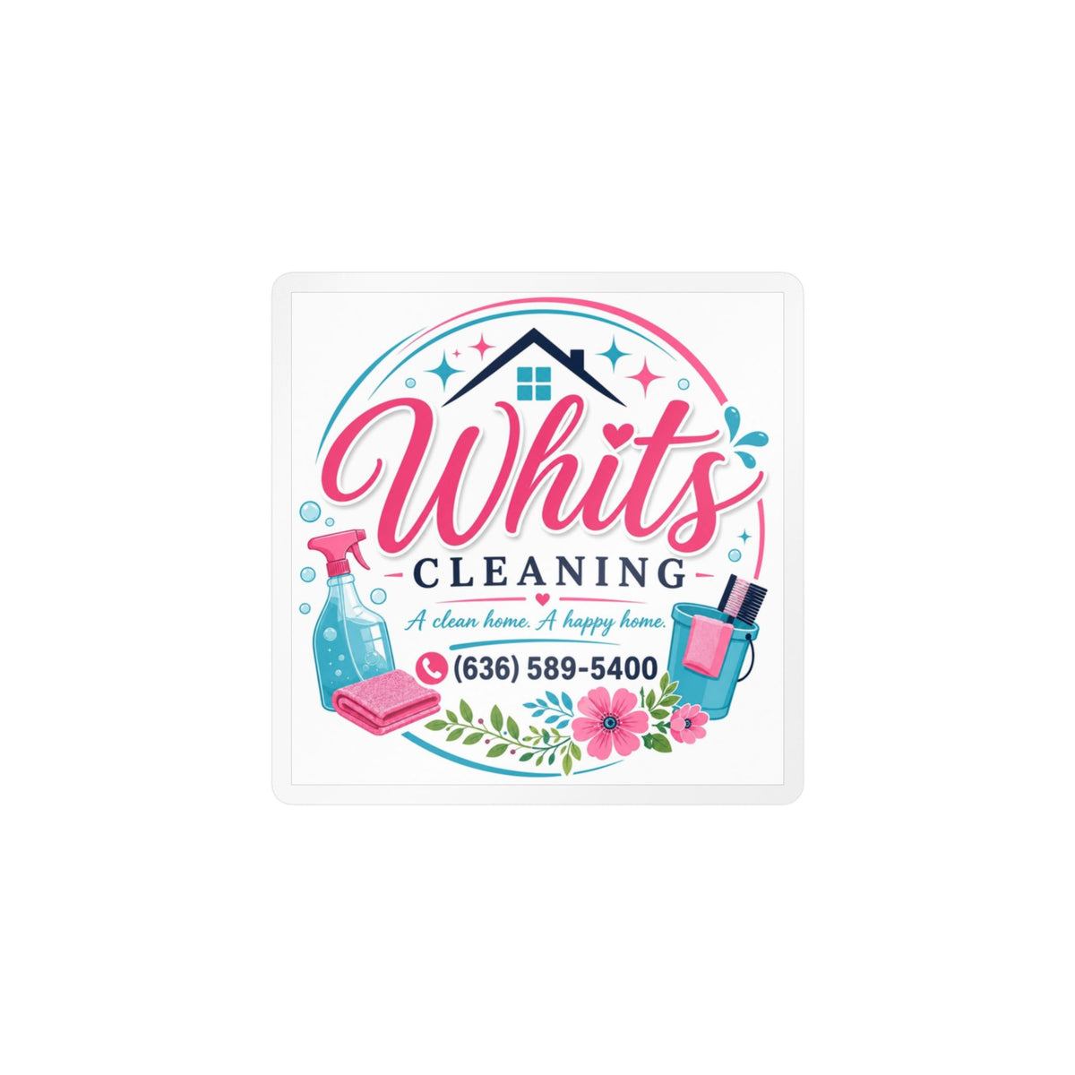 Vinyl Kiss-Cut Decal – Design 2